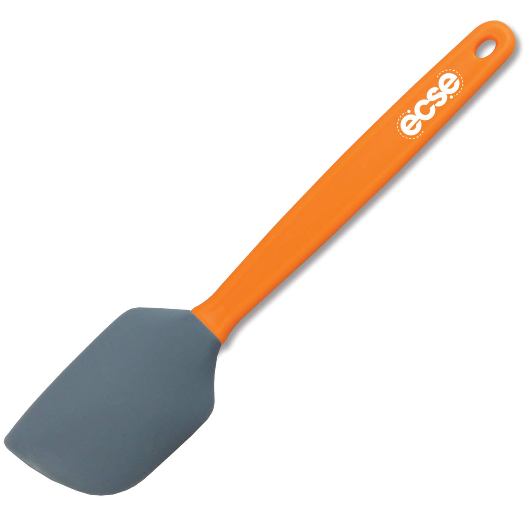 Imprinted - Paprika Orange Handle - Gray Spatula